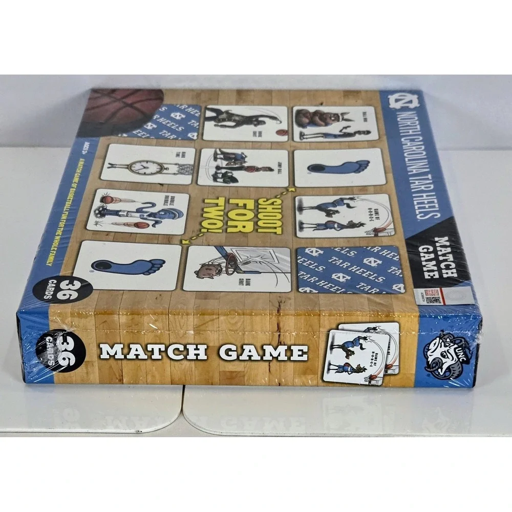 North Carolina Tar Heels College Basketball Match Game Ages 3+ New Sealed